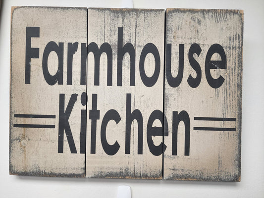 Farmhouse Kitchen Wall Decor - wood