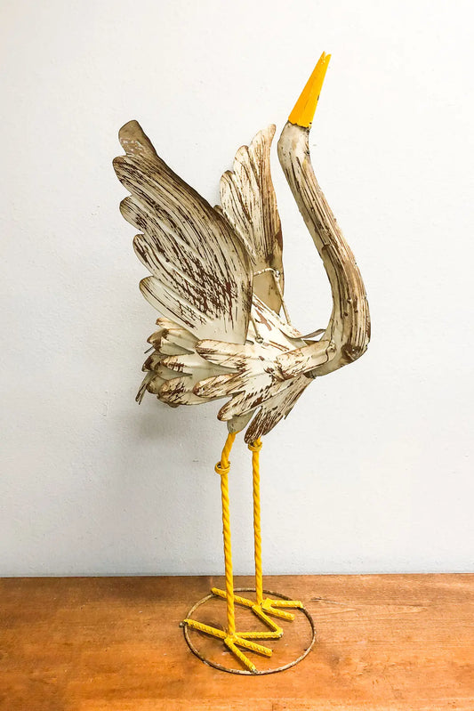 Open Wings Egret