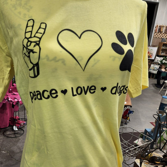 Peace Love Dogs Tees